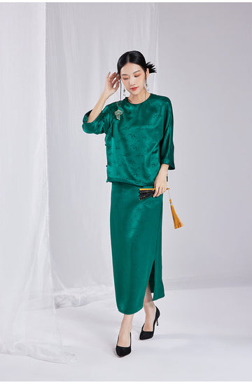 Heaven Elegant Qipao Cheongsam Skirt